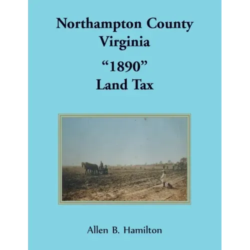 Northampton County, Virginia 1890 Land Tax