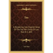 Tao: A Rendering Into English Verse of the Tao Teh Ching of Lao Tsze B. C. 604