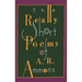 The Really Short Poems of A. R. Ammons