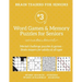 Brain Teasers for Seniors #3: Word Games & Memory Puzzles for Seniors. Mental challenge puzzles & games - Brain teasers for adults for all ages: