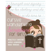 Cursive Handwriting Scripture for Girls: Practice Cursive while learning Bible Verses
