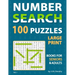 Large Print Number Search Books For Seniors: Fantastic 100 Number Find Puzzles in 20 Point Font Brain Games For Seniors And Adults Vol. 1