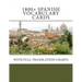 1800+ Spanish Vocabulary Cards: With full translation charts