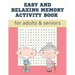 Easy and Relaxing memory activity book for adults & seniors: Extra large print word search puzzle book for grandma grandpa seniors and adults, Fun Gam