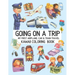 Going On A Trip My First Airplane Car Train Travel Kawaii Coloring Book: Cute Coloring Pages for Toddlers and Kids Ages 4-8