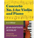 Accolay, J.B. - Concerto No. 1 in a minor for Violin - Arranged by Josef Gingold - International