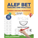 Alef Bet Tracing and Practice Hebrew Writing Workbook Script: Learn to write Hebrew Alphabet, Cursive Alef Bet workbook for beginners, primer for kids