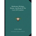 Bardesanes Writings, Hymns, And Book Of The Laws Of Countries