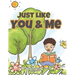 Just Like You and Me: African American Coloring Books for Kids Ages 4-8 Girls and Boys