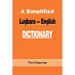 A Simplified Lugbara-English Dictionary