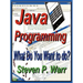 Java Programming: What Do You Want To Do?
