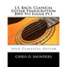 J.S. Bach, Classical Guitar Transcription BWV 911 Fugue Pt.1: Solo Classical Guitar