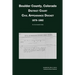 Boulder County, Colorado District Court Civil Appearance Docket, 1878-1882: An Annotated Index