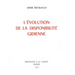 L' Evolution de la Disponibilite Gidienne