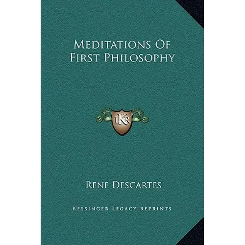 Meditations Of First Philosophy