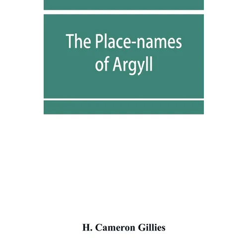 The place-names of Argyll