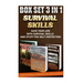 Survival Skills BOX SET 3 IN 1: Save Your Life With Survival Skills: (Preparedness, SHTF Stockpile, Emergency Preparedness Camping, How To Survive Nat