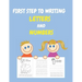 first step to writing letters and numbers: A book to trace and color the alphabet and numbers for kids ages 3-8, students (Activity Book)