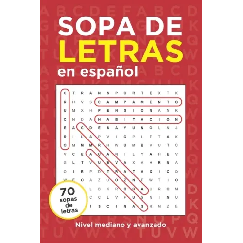 Sopa de Letras en Español: Nivel Mediano y Avanzado