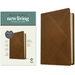 NLT Thinline Reference Bible, Filament Enabled (Leatherlike, Messenger Brown, Red Letter)