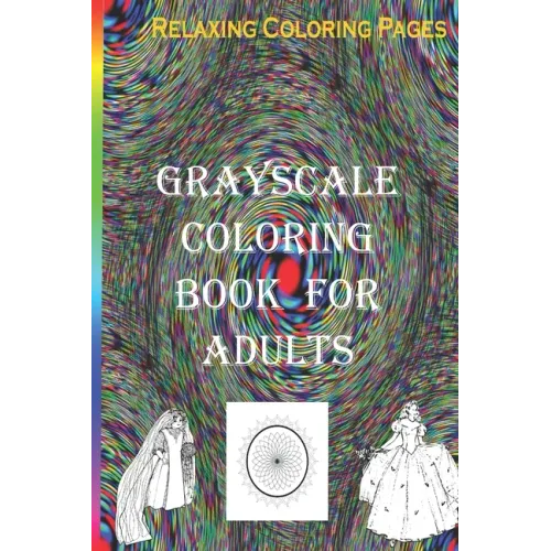 Grayscale coloring book for Adults