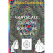 Grayscale coloring book for Adults