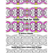 Coloring Book for Adults and Big Kids for Anti-Stress and Relaxation: Beautiful Abstract Patterns and Intricate Ornate Tile Designs