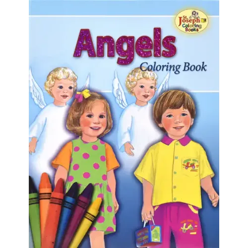 Angels Coloring Book