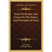 Essay on Beauty and Essays on the Nature and Principles of Taste