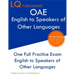OAE English to Speakers of Other Languages: One Full Practice Exam - Free Online Tutoring - Updated Exam Questions