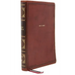 Nkjv, Thinline Bible, Large Print, Leathersoft, Brown, Comfort Print: Holy Bible, New King James Version