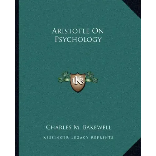 Aristotle on Psychology