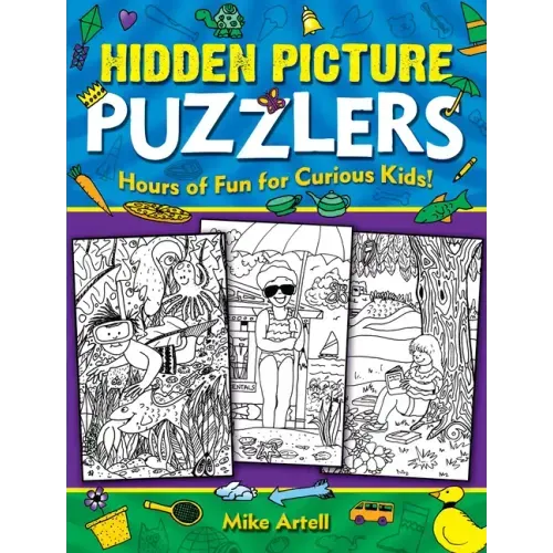 Hidden Picture Puzzlers: Hours of Fun for Curious Kids!