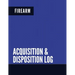 Firearm Acquisition & Disposition Log: Extra Large - Pages 150
