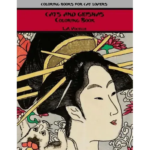 Cats and Geishas Coloring Book