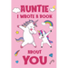 Auntie I Wrote A Book About You: Fill In The Blank Book Prompts, Unicorn Book For Kids, Personalized Christmas, Birthday Gift From Daughter to Aunt, C