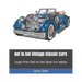 Dot to Dot Vintage Classic Cars: Large Print Dot-to-Dot Book For Adults
