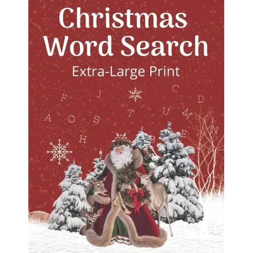 Christmas Word Search Extra-Large Print: Word Find Puzzle Book For Adults And Kids - Exercise Games Word Search Puzzles Activity Book with solutions -