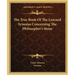 The True Book of the Learned Synesius Concerning the Philosopher's Stone