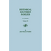 Historical Southern Families. in 23 Volumes. Volume IX