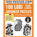 100 LOGI Black & White Japanese Puzzles: Easy to Hard