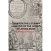 Quantitative Literary Analysis of the Works of Aphra Behn: Words of Passion