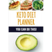 Keto Diet Planner: 90 Day Meal Planner for Weight Loss Be Who You Can Be: Fit and Healthy! Low-Carb Food Log to Track What You Eat and Plan Your Ketog