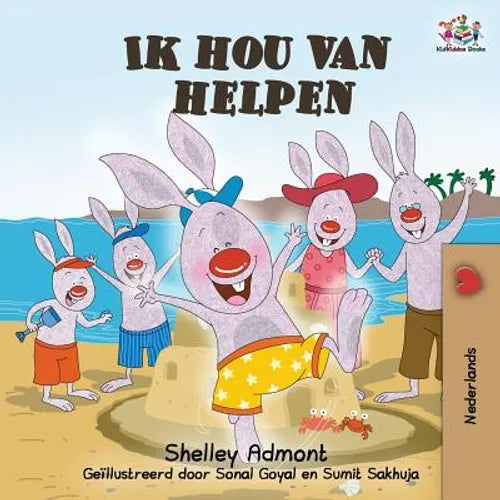 Ik hou van helpen: I Love to Help - Dutch language Children's Books