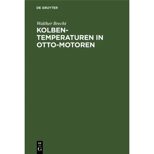 Kolbentemperaturen in Otto-Motoren