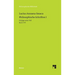 Philosophische Schriften I: Dialoge erster Teil (Buch I-VI): Von der göttlichen Vorsehung - Von der Unerschütterlichkeit des Weisen - Drei Bücher vom