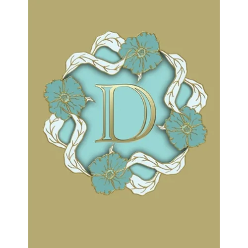 D: 100 Pages 8.5" X 11" Monogram Notebook College Ruled Line Paper