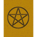 Grimoire: Pentagram Spell Book For Witches Mages Magick Practitioners And Beginners To Write Rituals And Ingredients - Yellow Bl