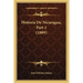 Historia De Nicaragua, Part 1 (1889)
