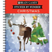 Brain Games - Sticker by Number: Christmas (28 Images to Sticker - Reindeer Cover): Volume 1